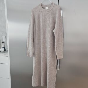 H&M Taupe Sweater Dress